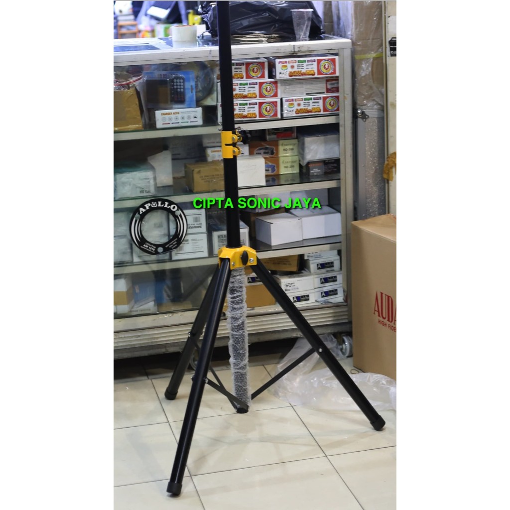(JUAL 1 BUAH) stand speaker kuning full besi – YG508 / YG 508 — YG 509 / YG509
