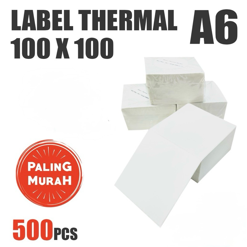 

(TERMURAH) Kertas Thermal 100x100 Stiker Thermal Sticker Resi