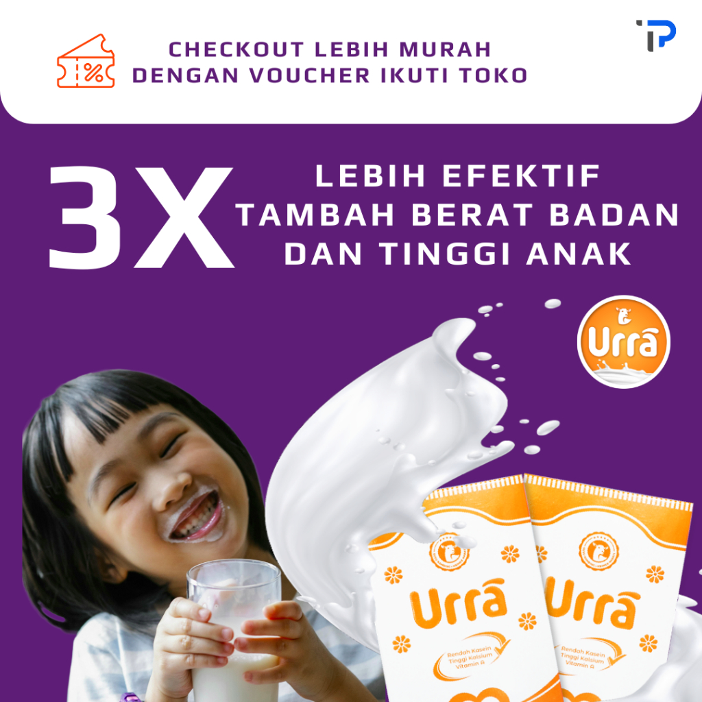 

URRA Susu Kambing Saneen Untuk Penambah Berat Badan & Tinggi Badan Anak - 1 Box