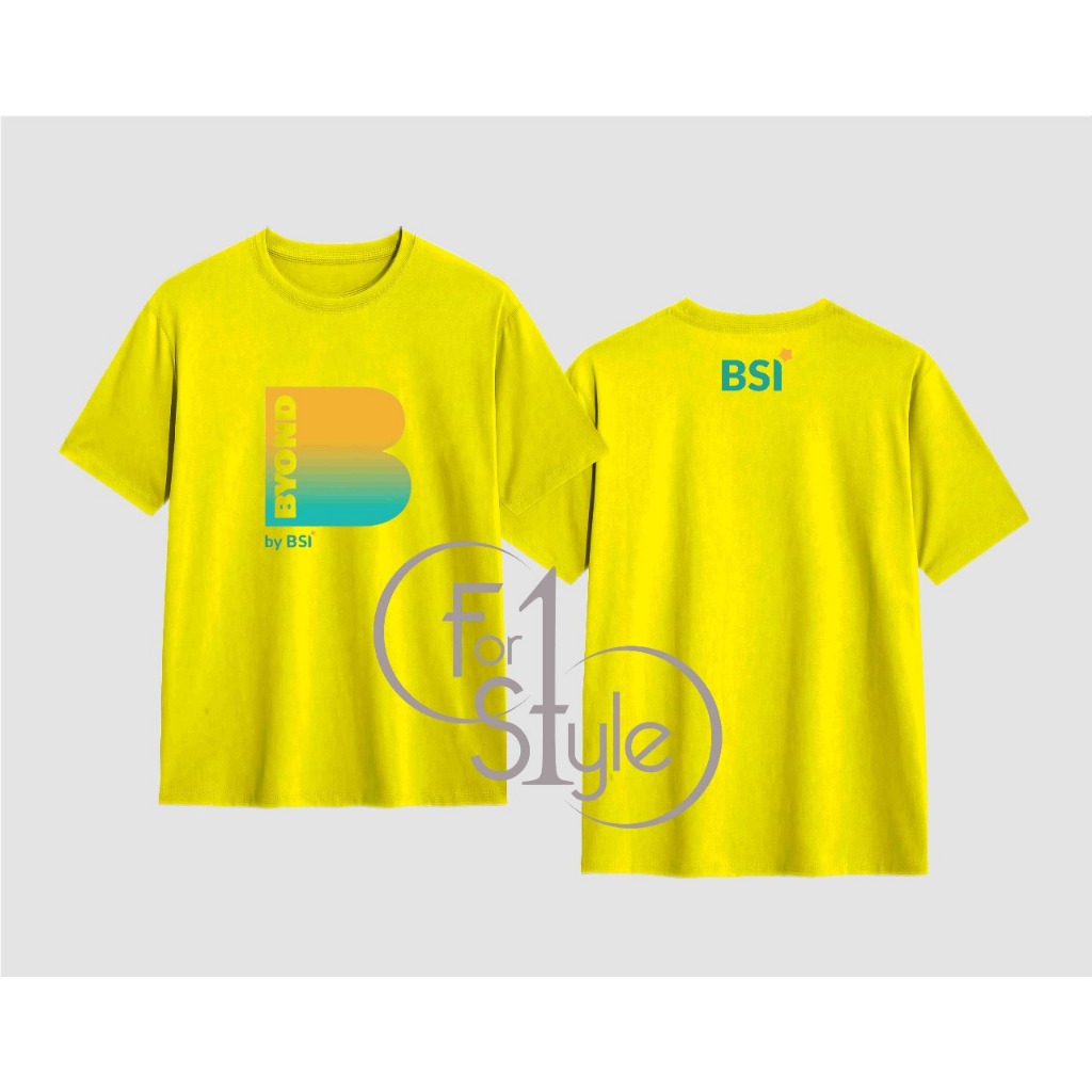 Tshirt Kaos Beyond by BSI - Kaos Beyond By BSI - Kaos Bank BSI motif Beyond