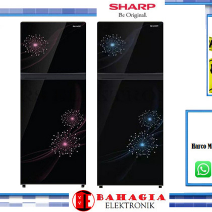 SHARP SJ-317MG-DP/DB KULKAS 2 PINTU SJ317MGDP/DB