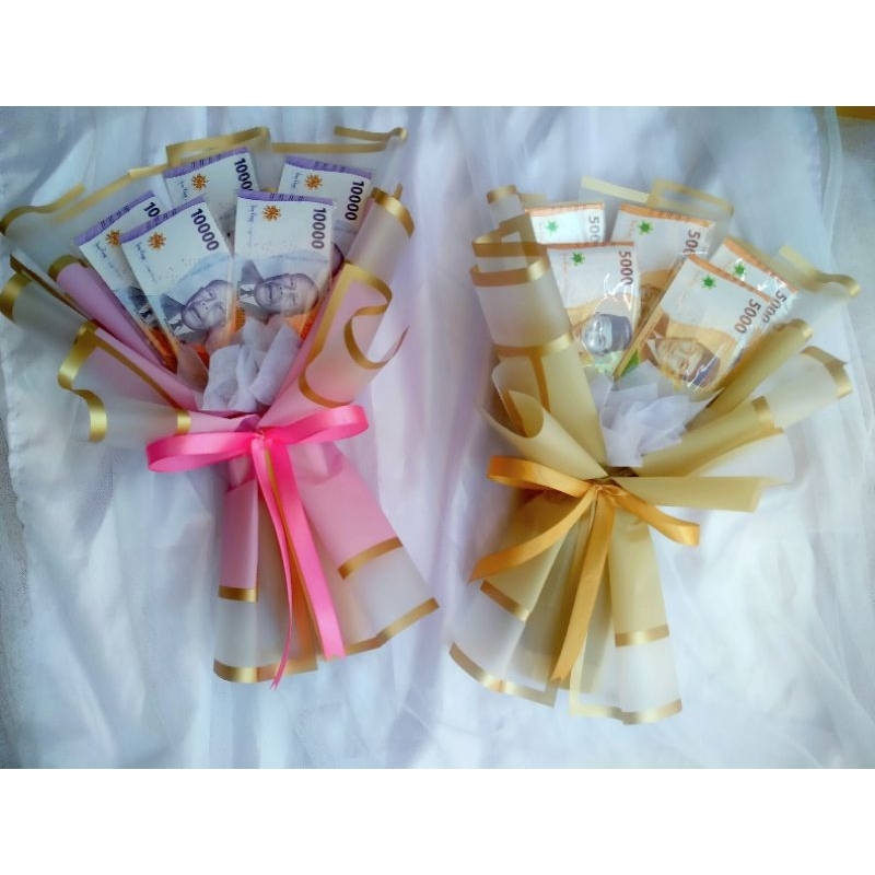 

Buket uang kosongan 5slot Rok biasa