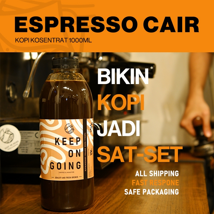 

Espresso Cair Kafein / Konsentrat Kopi 1 Liter