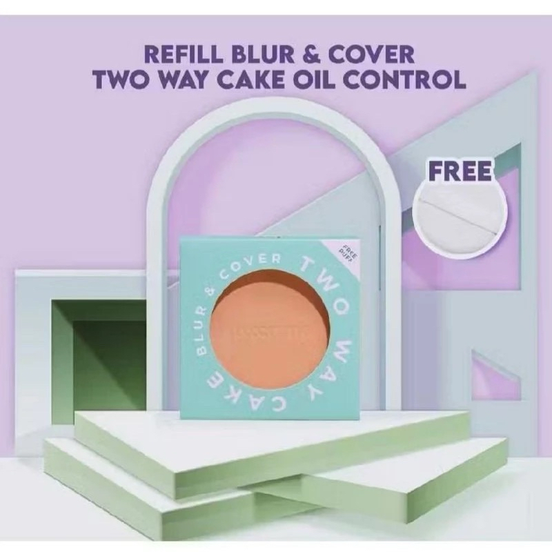 LUXCRIME - REFILL BLUR & COVER TWO WAY CAKE HONEYCOMB