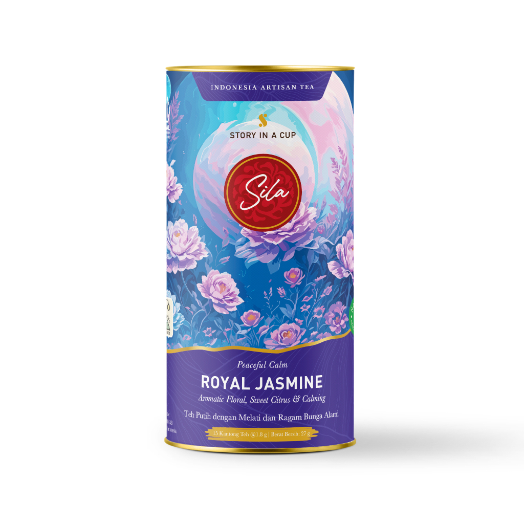 

Sila Artisan Tea - Royal Jasmine - Canister - Teh Premium - White Tea