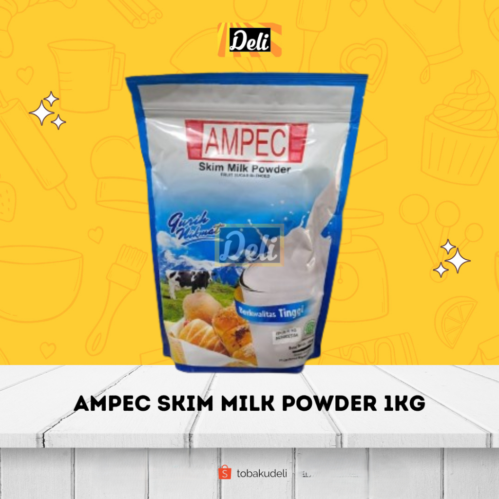 

Ampec Skim Milk Powder Susu Bubuk Powder Skim 1kg