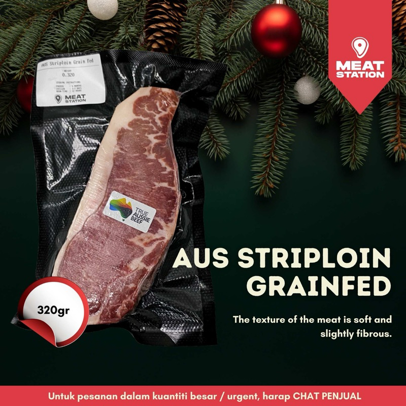 

AUS Sirloin Grainfed 320g/Beef Steak / Beef Import
