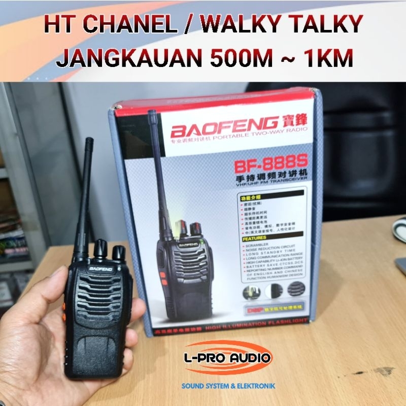 HT Chanel Baofeng BF888S FM radio Original