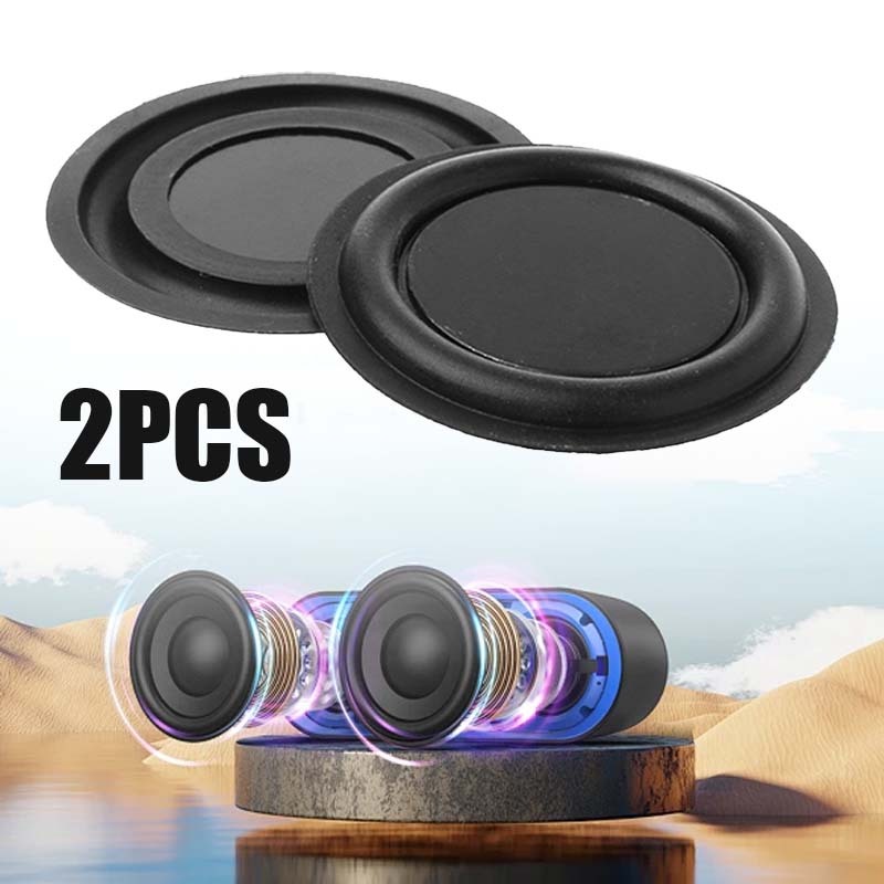 2pcs Passive Bass Radiator 75mm/92mm Bass Pasif Radiator Pasif Speaker Getaran Aksesoris Membran Spe