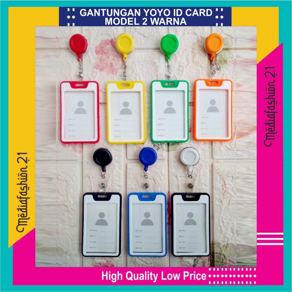 

Gantungan Yoyo Id Card + Tempat Kartu Exclusive 2 Warna