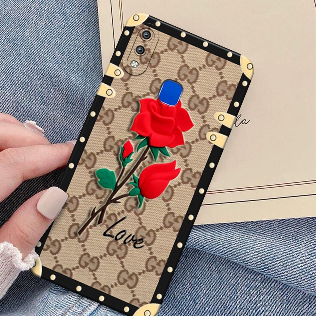 Kenzora Case Vivo Y91/Y93/Y95 Fashion Case Bunga Series Hardcase Softcase Kesing Hp Premium Case Cov