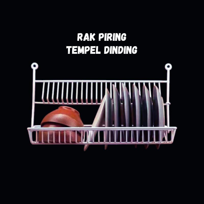 rak piring lipat rak gelas tempel dinding