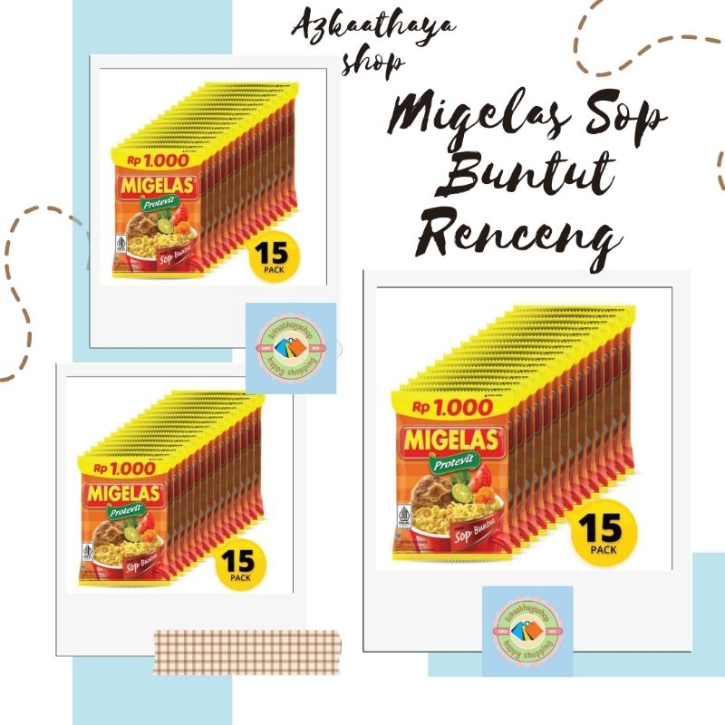 

MIGELAS SOP BUNTUT RENCENG ISI 15 SACHET