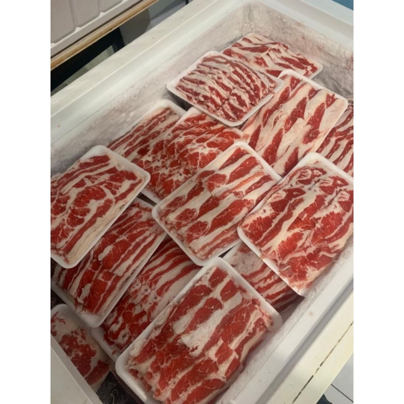 

daging/beef slice US SHORTPLATE/beef yoshinoya/teriyaki/yakiniki/shabu