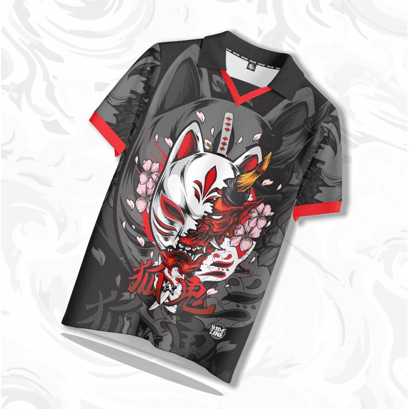 RIDELINE - JERSEY/VINTAGE/RETRO/ SUNMORI KITSUNE SAKURA