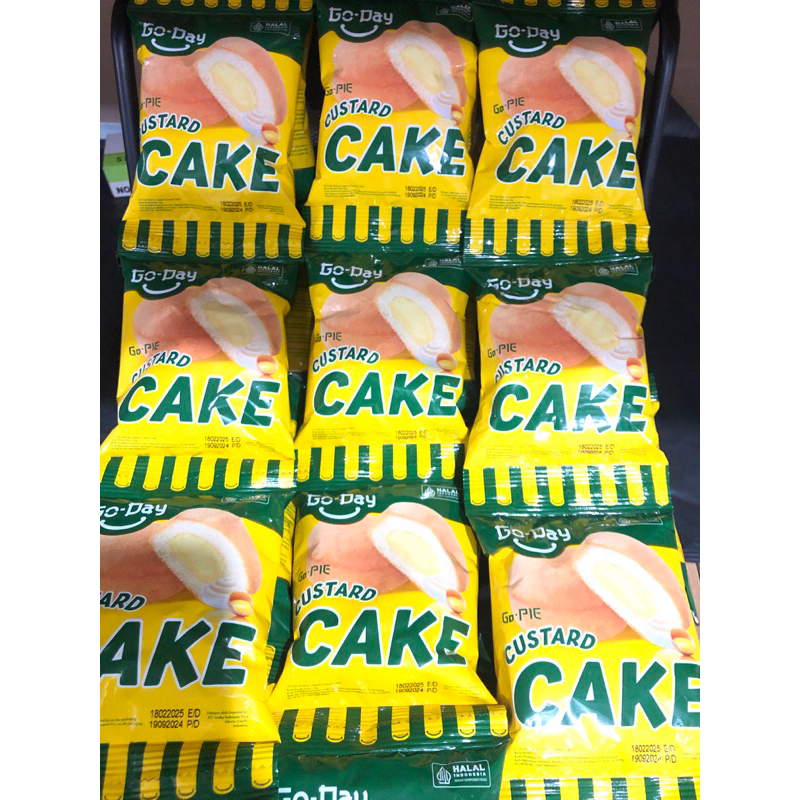 

Go-Day CUSTARD CAKE BOLU LEMBUT 1renteng isi 10Pcs