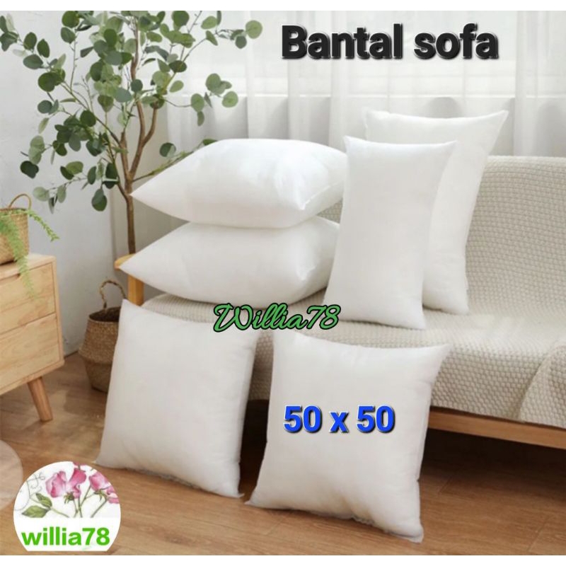 Bantal sofa.Isian bantal sofa.Bantal sofa 50x50.Bantal kursi.Silikon HCS