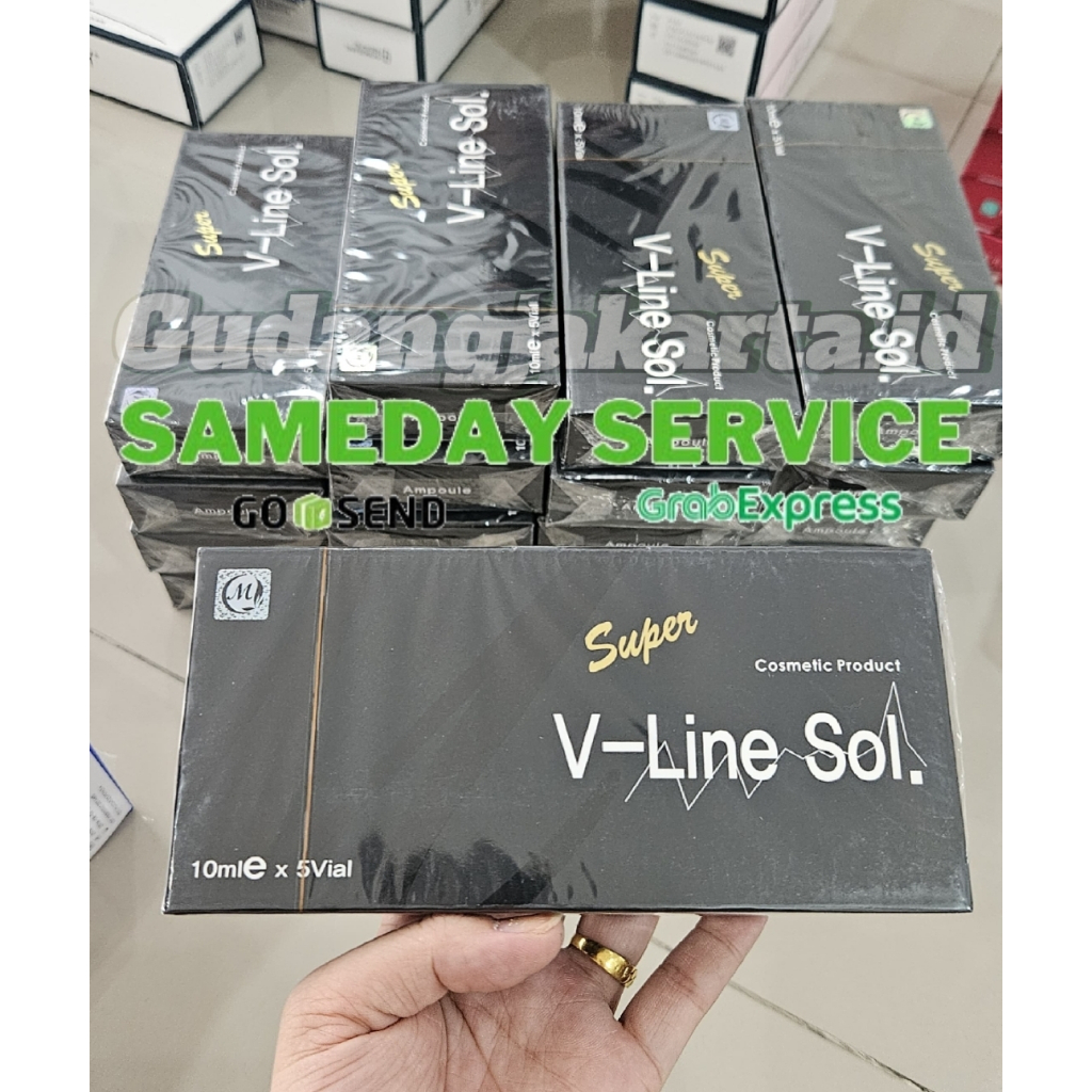 Super Vline Sol | Untuk Tirus Pipi Wajah Penghancur Lemak | Ecer dan Box