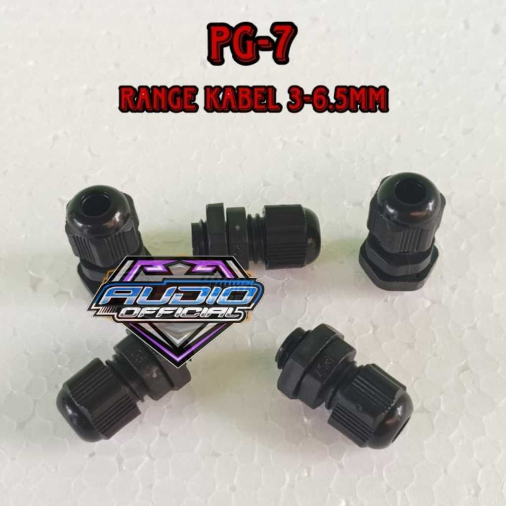 Gland Kabel PG7 PG-7 / CABLE GLAND 3-6,5mm Kualitas Bagus