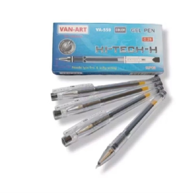 

1 pack pulpen hi-tech-h Va-599Van Art pen gel 0.28