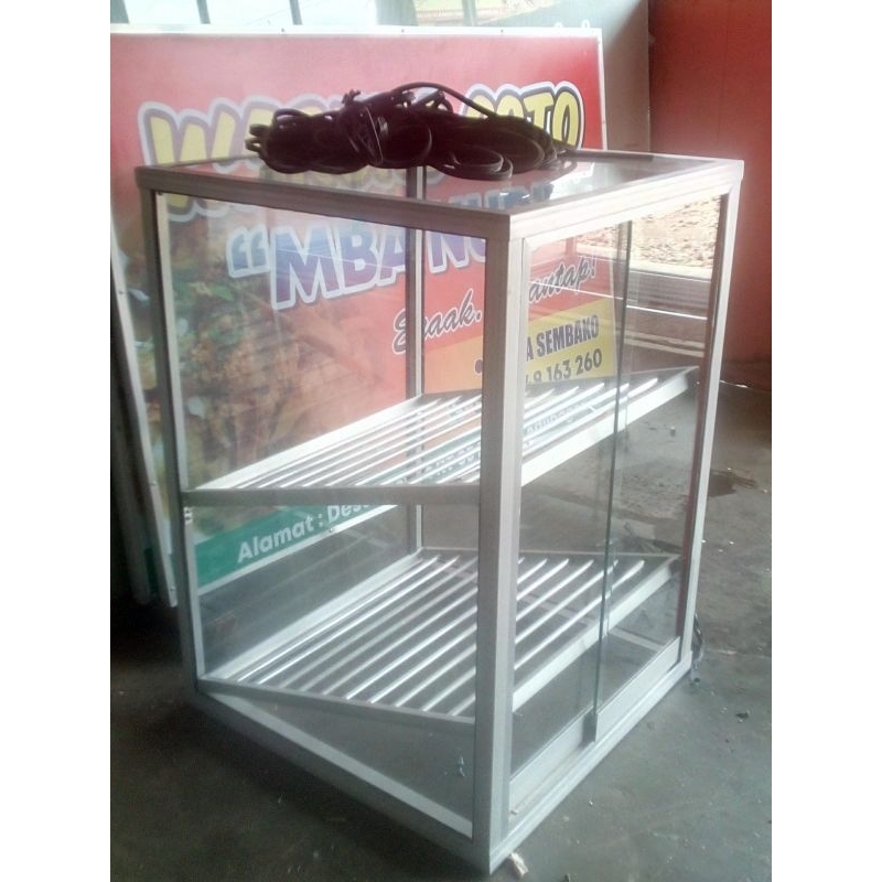 etalase kentaki,etalase sosis ayam goreng