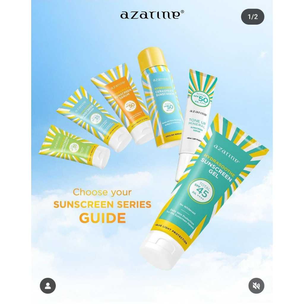 AZARINE Aqua Essence Sun Shield Serum SPF 50 PA+++ & Hydrasoothe Sunscreen Gel SPF45+++ | Bodyguard 