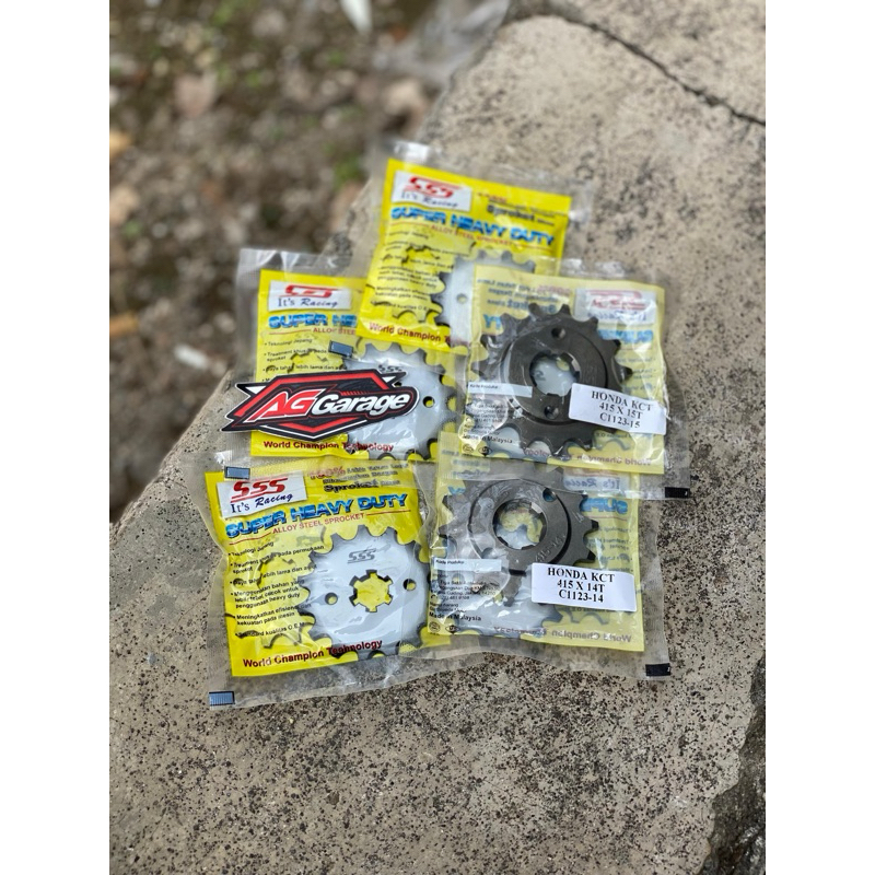 gear depan honda SSS 415 14T 15T gear depan cb gl mp tiger SSS 415