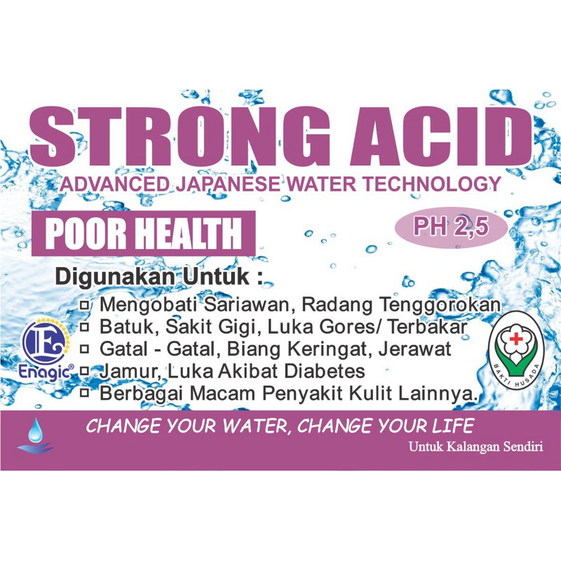 

STIKER STRONG ACID BESAR MURAH