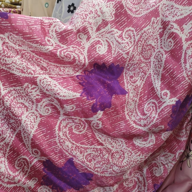 kain crepe premium - bahan crepe tr - kain motif