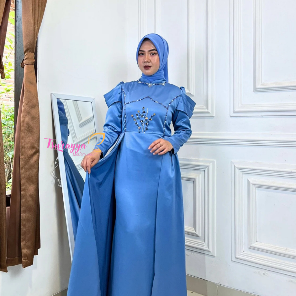 evaloora dress- mermaid-dress wisuda-dress terbaru gaun kondangan