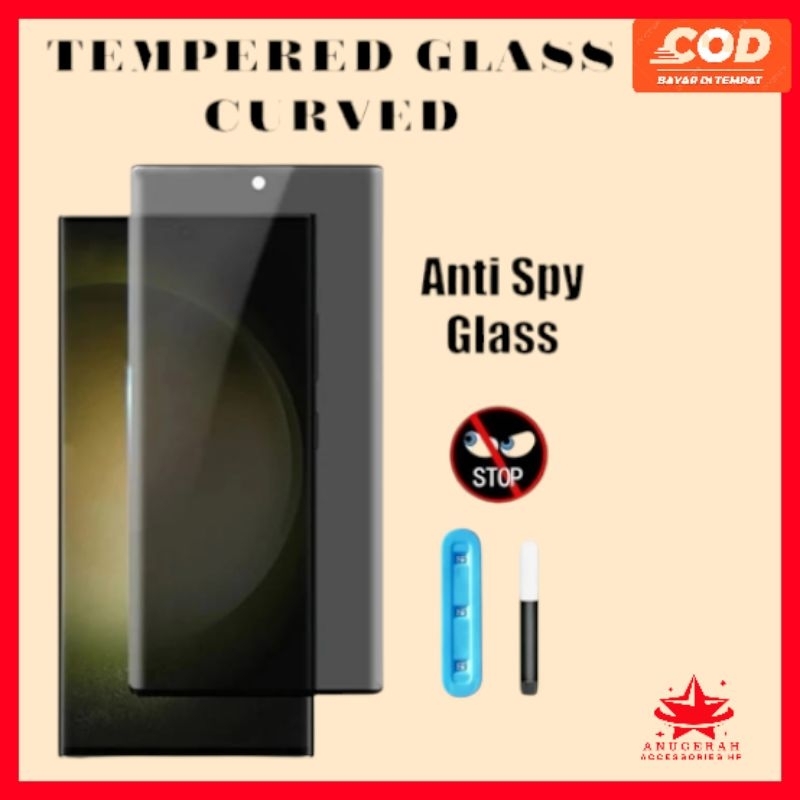 Tempered Glass Curved Nano UV Anti Spy Reno 3 pro Reno 4 pro Reno 5 pro Reno 6 pro Reno 8T 5G Reno 1