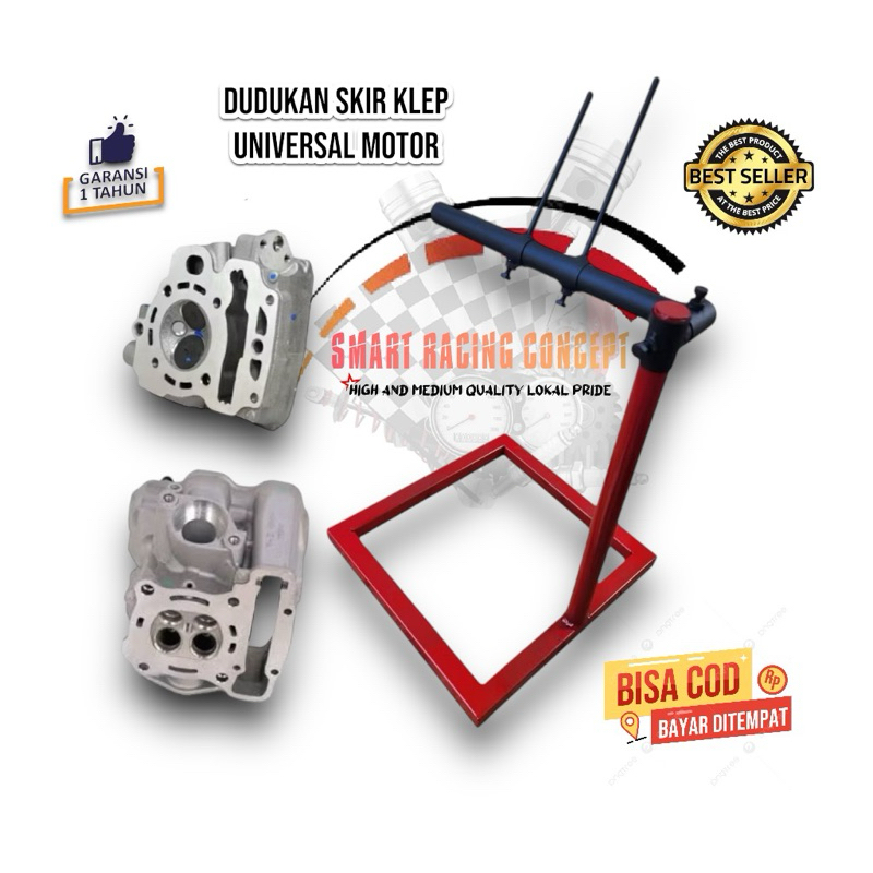Dudukan skir klep Stand skir klep universal motor