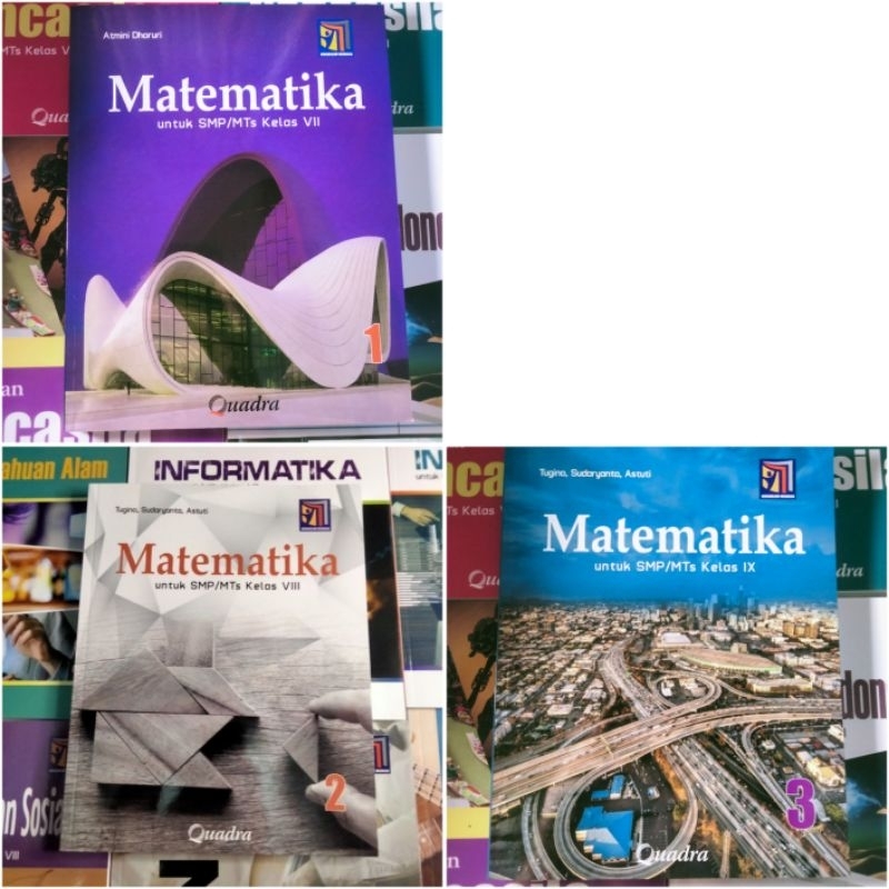 Buku Paket Matematika SMP Quadra Kelas 7-9 Kurikulum Merdeka