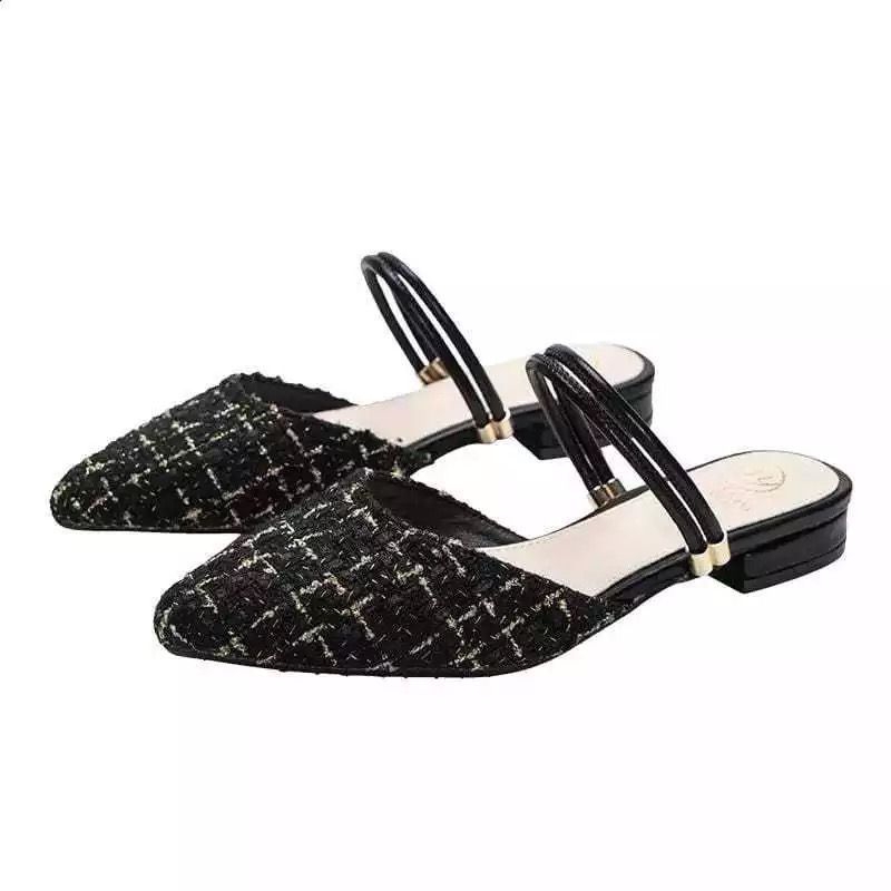 sandal wanita hak tahu flatshoes