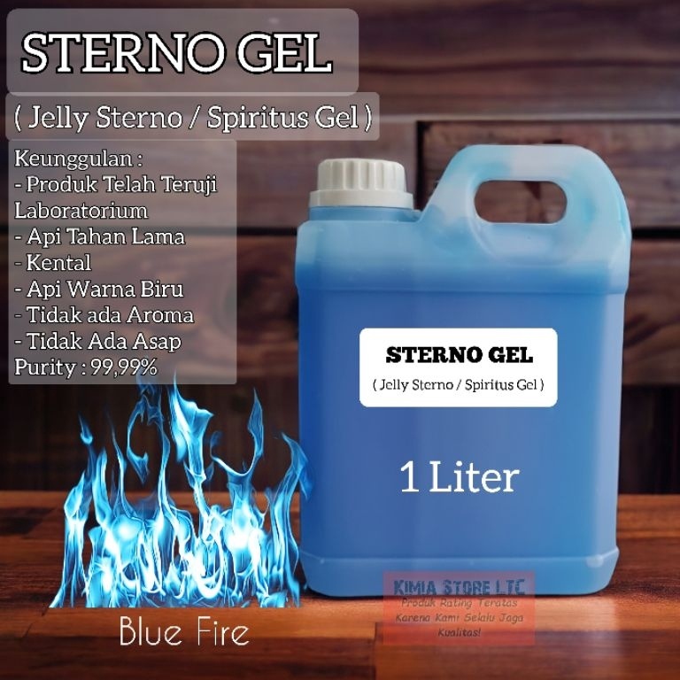 Star seller Sterno Gel 1 Liter  Isi Ulang Sterno Gel  Jelly Sterno  Spiritus Gel