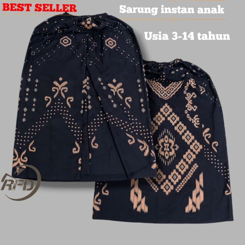 Sarung Instan Anak Usia 3 - 14 tahun sarung Rok anak