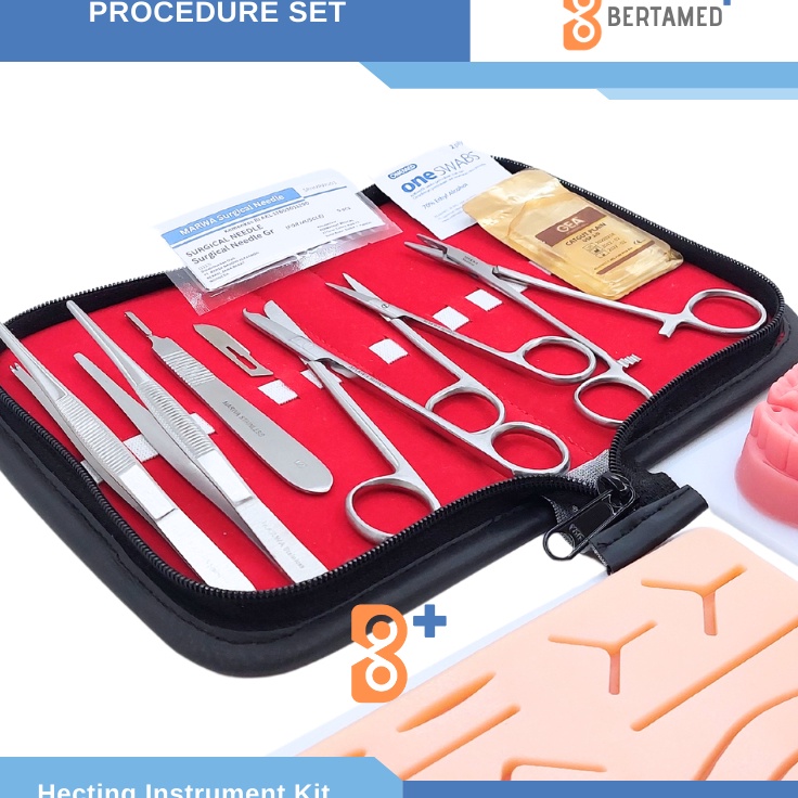 Hemat Biaya  HECTING KIT  Hecting Set KIT Minor KIT Suturing KIT Hecting Pad