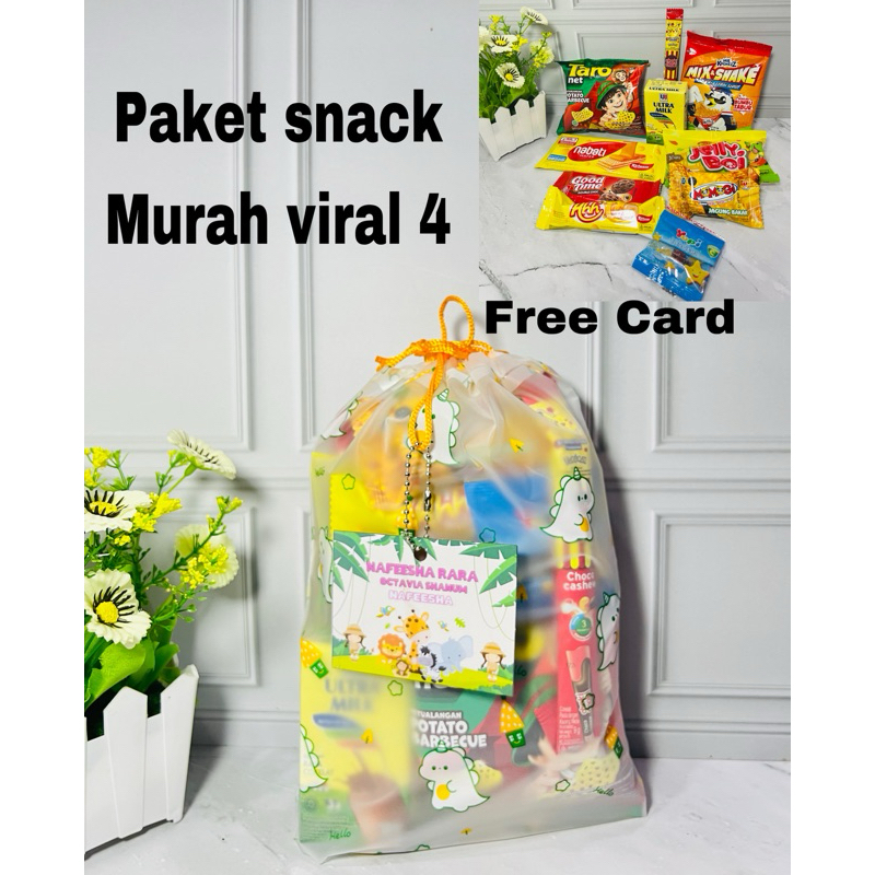 

Paket snack ulang tahun anak / souvenir ulang tahun / goodiebag ulang tahun / hampers birthday / snack viral
