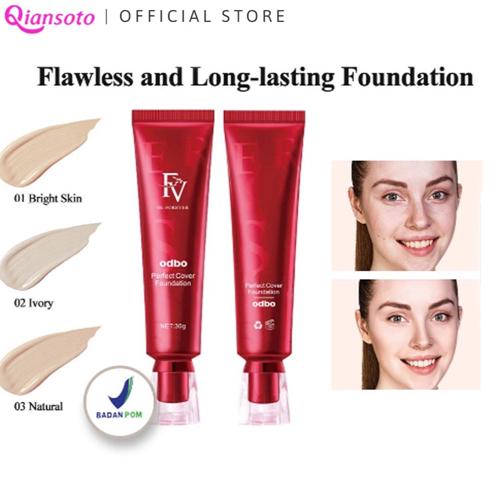 Baru Kekinian    FV original Cover Foundation 3g waterproof foundation perfect magic flawless and lo