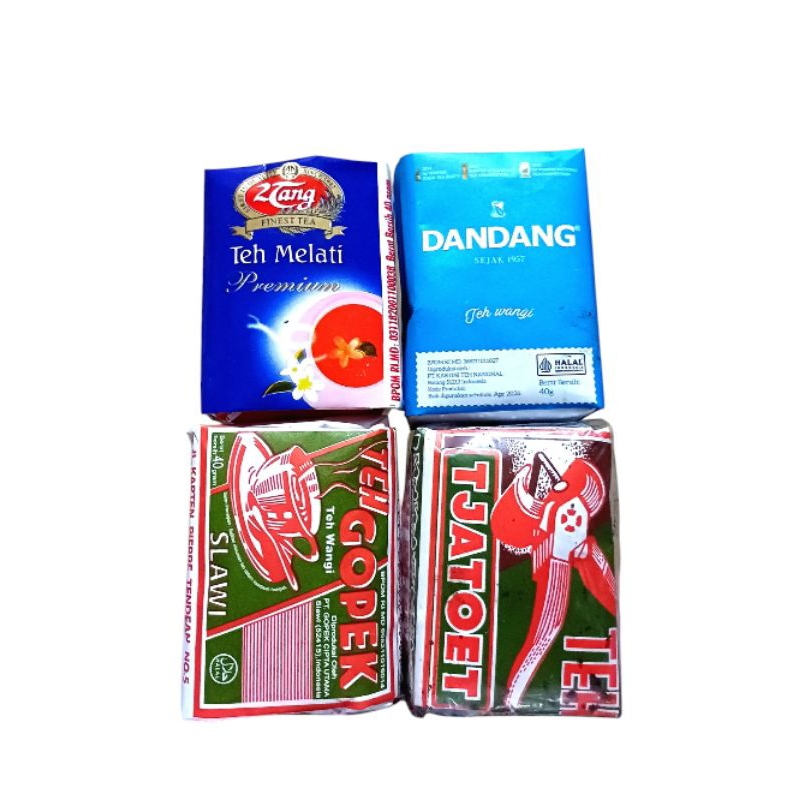 

paket teh ( gopek / tjatoet / dndg biru / 2 tang biru )