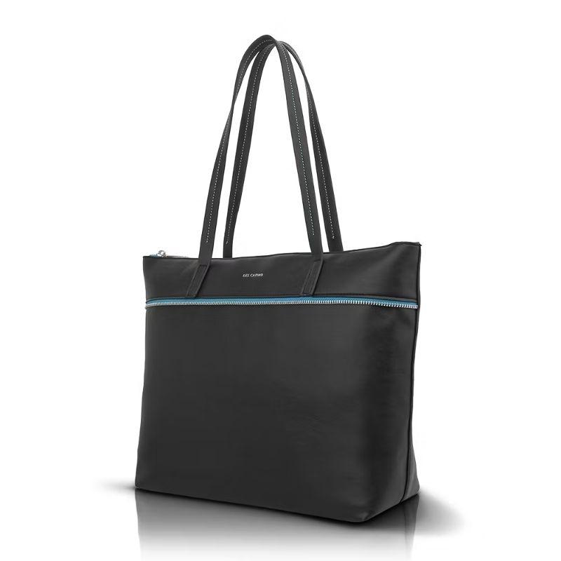 Tas Bahu Les Catino Mallow Tote Bag Black/Light Blue