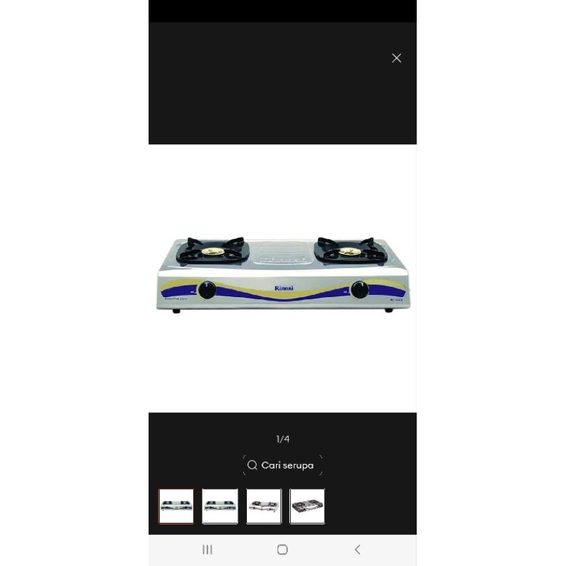 kompor rinai 522e stenlish