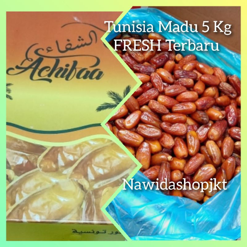 

Tunisia Madu 5Kg Achiba Mengkel 2026 FRESH Nawidashopjkt