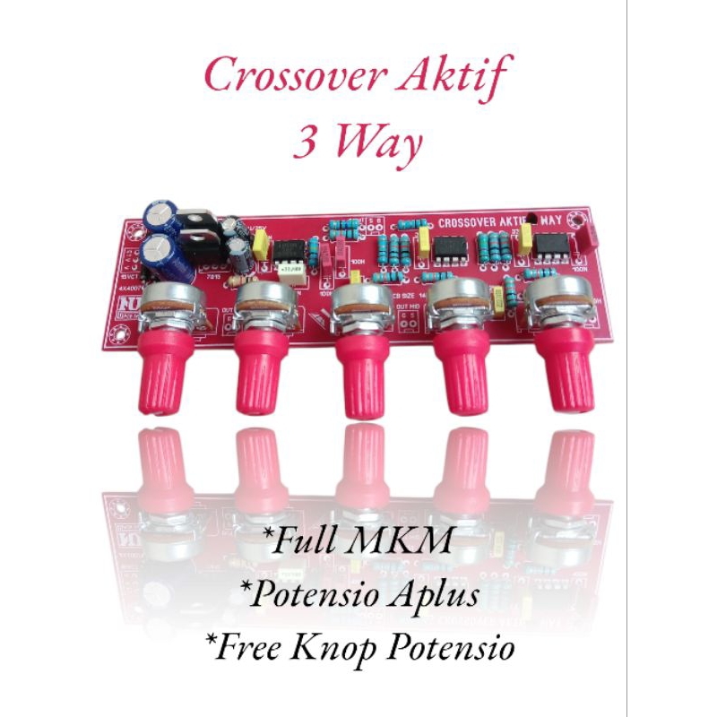 Crossover Aktif 3 way - Aktif Crossover 3way