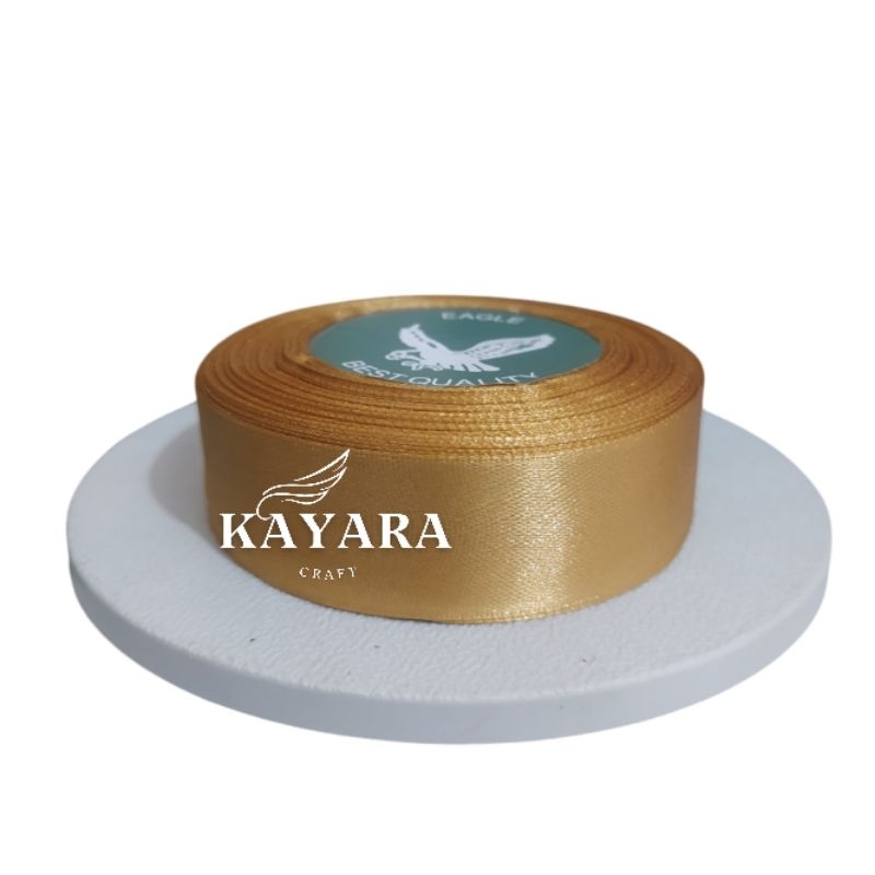 

Pita satin GOLD termurah 2,5cm per rol