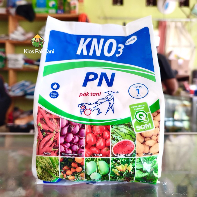Pupuk KNO3 Kristal Putih PN 1 KG
