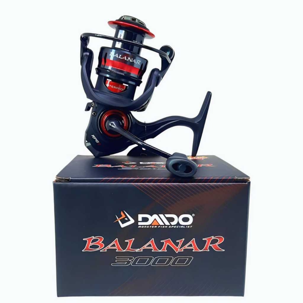 Reel Pancing Daido Balanar 1000-6000 Sudah Power Handle  Ratio 5.2:1 Ball Bearing 6+1 Free Tutup Han