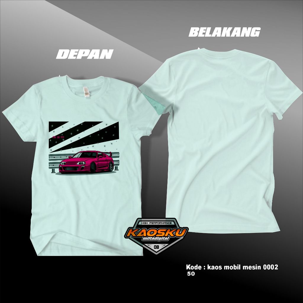 Kaos Mobil Mesin Baju Distro keren Terbaru