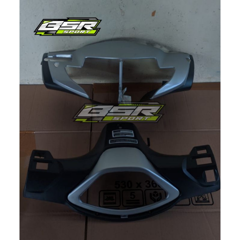 Batok depan belakang supra x 125 lama silver