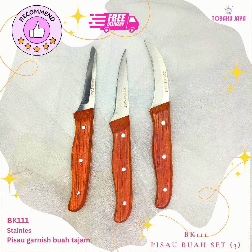PISAU GARNISH SET / PISAU CARVING / PISAU BUAH / PISAU SAYUR / PISAU UKIR BUAH DAN SAYUR / PISAU SET